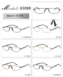 Оправа металлическая с мягким носоупором и флексом 65088-DA