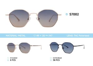 Metal frames polarized sunglasses S7002