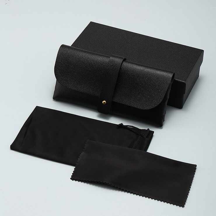 Sunglasses and eyeglasses hard shell case + extra kit AL679291855538-1