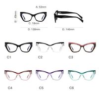 Plastic TR90 frames for glasses with Blue Ray Cut protection FOCUS FCS2198