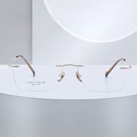 Titanium extralight rimless frames MAMO PT08207
