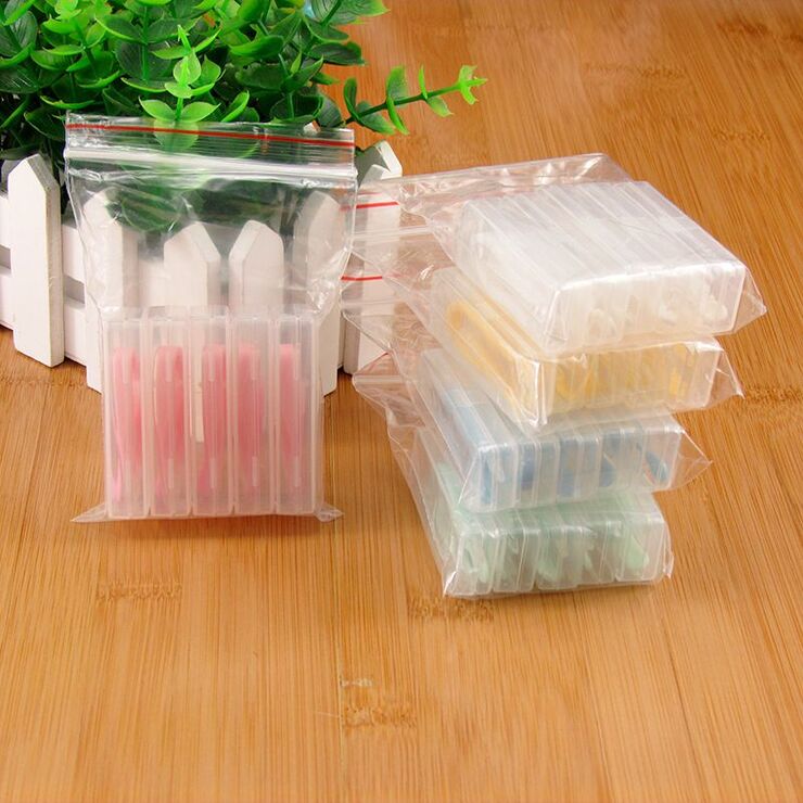 Set of 3 mini soft contact lens kits XY3000连体夹PP