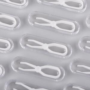 Пинцет ножницы силиконовый в индивидуальной упаковке в коробочке пенал XY2002, размер 88 * 25 * 10 мм