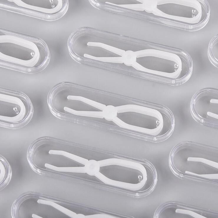 Silicone tweezers with individual pencil-box packaging XY2002, size 88 * 25 * 10 mm