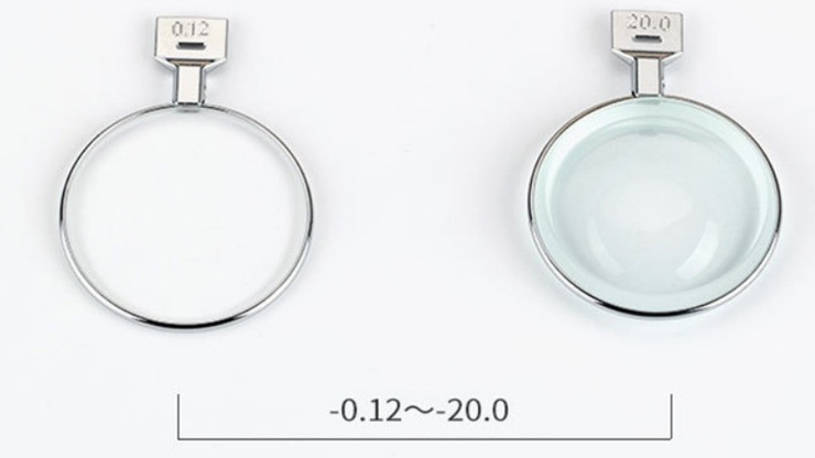 Линзы стигматические в металлическом ободке