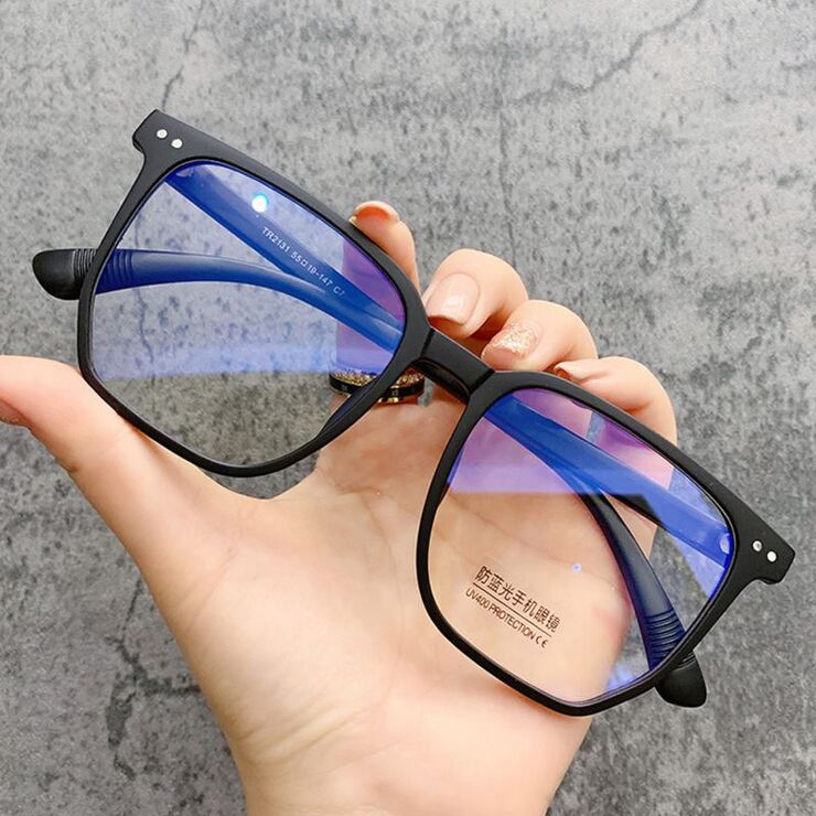 Plastic TR90 glasses with blue light protection for women TR2131-PN