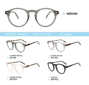 Plastic acetate eyeglasses frame for women WD1441
