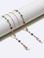 Модная овальная толстая металлическая цепочка для очков GL1360