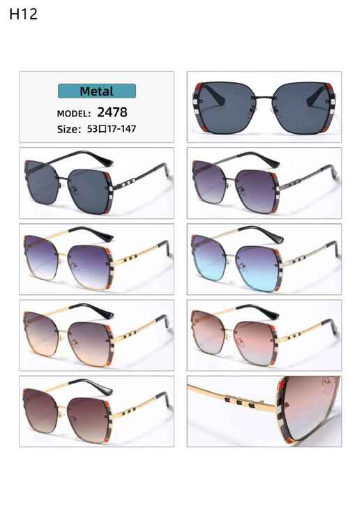 Polarized metal sunglasses H12 Matrix MT2478