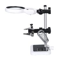 Tabletop multifunctional magnifying glass with backlight 16129AC-XX, magnification: 3,5X, 5,25X