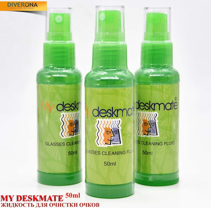 Чистящий спрей Glass&Lens My deskmate 50мл для очистки очковых линз и очков, в коробочке 30шт