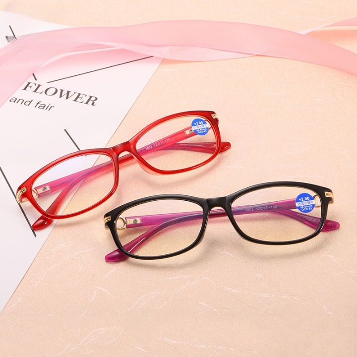 Plastic reading glasses 1802防蓝光 with Blue ray cut protection, diopters from 0.00 to +4.00, RMC=62-64