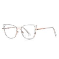 Оправа женская металлическая + пластик TR90, линзы-блюблокеры с защитой от ультрафиолета и синего света More FCS3150