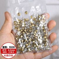 Set of rhinestones with a pointed bottom for frames and glasses repairing and decorating JD0007-AB
