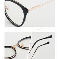 Combined frame (metal + TR90) or glasses with blue light protection, with spring hinges FA87144