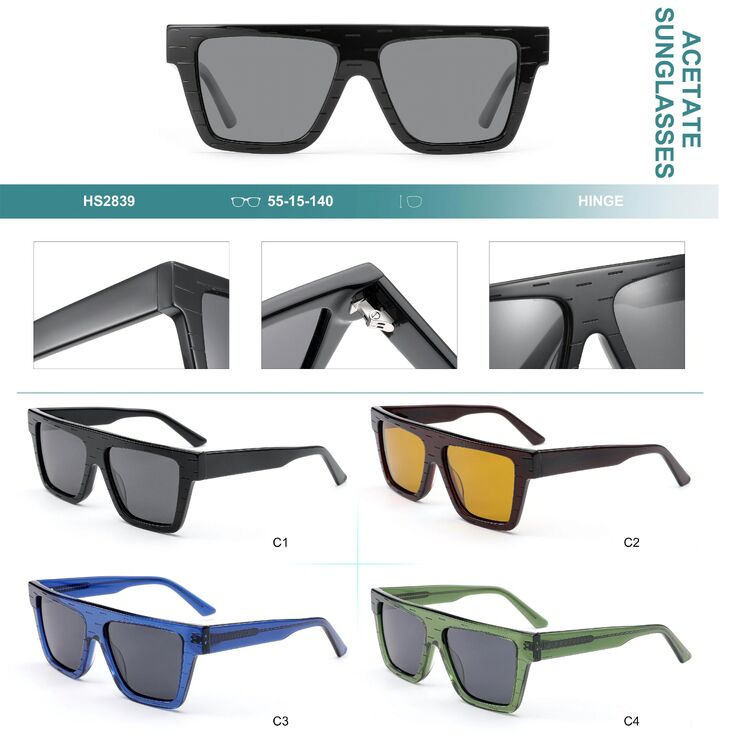 Поляризационные солнцезащитные пластиковые очки из материала ацетат Big City HS2839