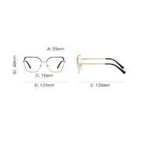 Metal Blue Blocker frames for glasses MORE FCS3102