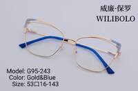 Оправа металлическая ультратонкая, с флексом Wilibolo G95-243