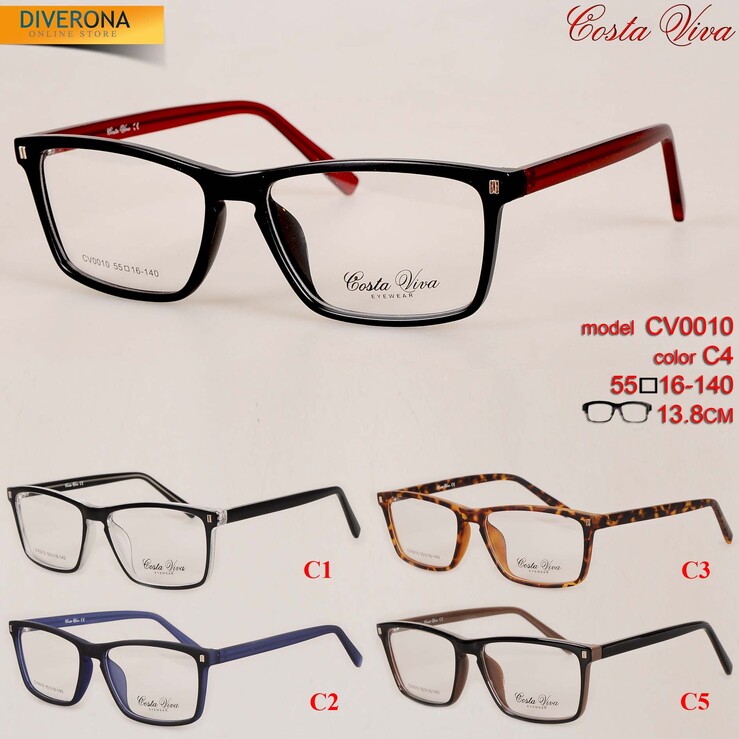 Plastic eyeglass frames Costa Viva CV0010