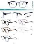Plastic frames for glasses acetate material Big City collection M1111