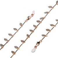 Rhinestone glasses chain GL1254