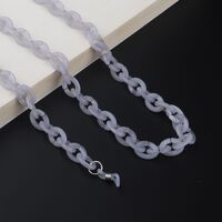 Acrylic non-slip chain, with 13 colors, for glasses and masks GB038