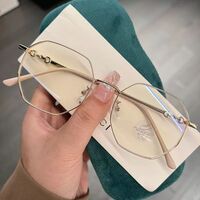Metal eyeglasses Blue ray cut KY1129