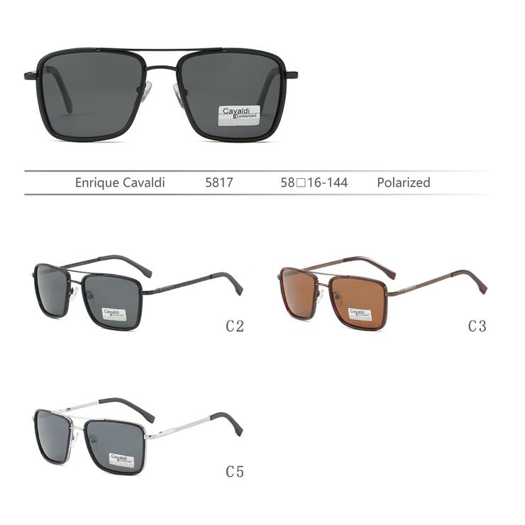 Polarized metal sunglasses Enrique Cavaldi EC5817
