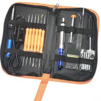 Soldering kit, 19 pieces, with electric soldering iron 60 W