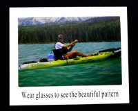 Карта для определения поляризации в очках 002, 15*10 см