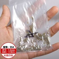 Set of rhinestones with a pointed bottom for frames and glasses repairing and decorating JD0007-AB