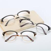 Metal eyeglasses for reading 835成品, diopters from 0.50 to -6.00, not centered