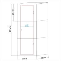 Стойка-витрина акриловая настольная прозрачная для очков, оправ, футляров и аксессуаров 5003-8004
