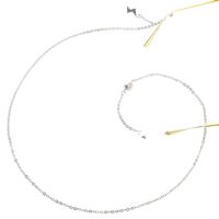 Metal non-slip chain, with pendant lightning and pearl, for glasses and masks GL189