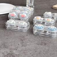 Mini soft contact lens kit W806透明蓝圈狗