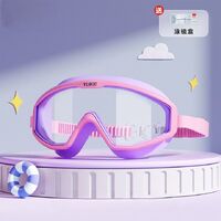 Swimming waterproof anti-fog goggles for kids (3-15 years), with box and bag type, 6006-YU