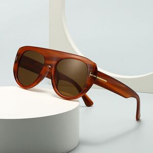 Plastic retro sunglasses with anti-blue light protection Elit 9287-EL