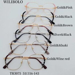 Metal + TR90 ultrathin women's frames with spring hinges Wilibolo TR3075