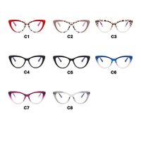 Plastic glasses with blue light protection for women 28069-PN