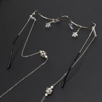 Metal non-slip chain, with rhinestone ball and star, for glasses and masks GL266