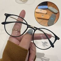 Plastic TR90 glasses with Blue ray cut, UV400 protection with case, KY9531