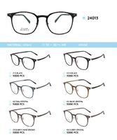 Plastic Ultem eyeglasses frame 24013