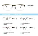 Оправа для очков металлическая мужская полуободковая MM3032