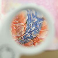 Folding magnifier with universal backlight 21016-XX, diameter: 20 mm, magnification: 40X