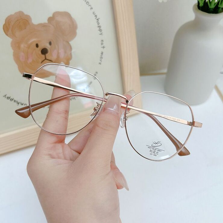 Metal frame with Blue Ray Cut protection lenses MAMO H5801