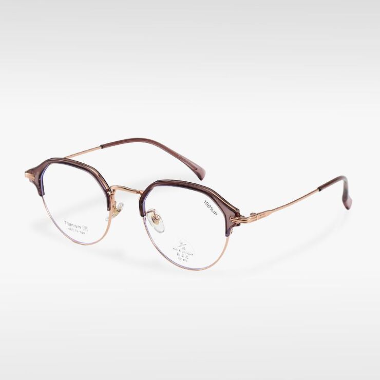 Titanium + plastic TR90 extralight frame with lens Blue Ray Cut MAMO T22037