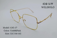 Metal ultrathin frames Wilibolo G95-17