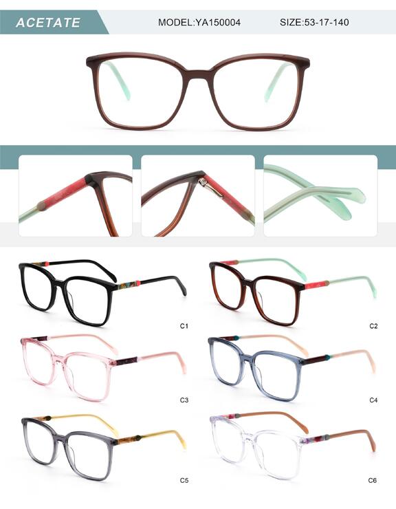 Оправа пластиковая из ацетата женская с флексом YA150004-DA