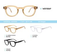 Plastic frames for glasses acetate material WD1306P