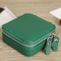 Accessorize genuine leather clutch bag with zipper CFG1009